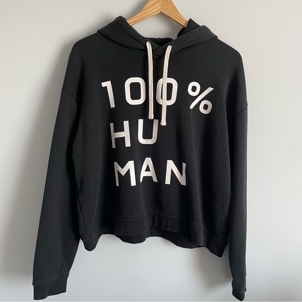 Everlane "100% Human" French Terry Pullover Hoodie - Size M